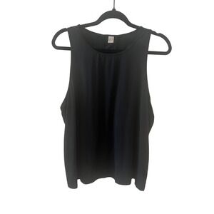 Old Navy Active FlowForm Go-Dry Tank Top Black XL Cutout Back (1107)